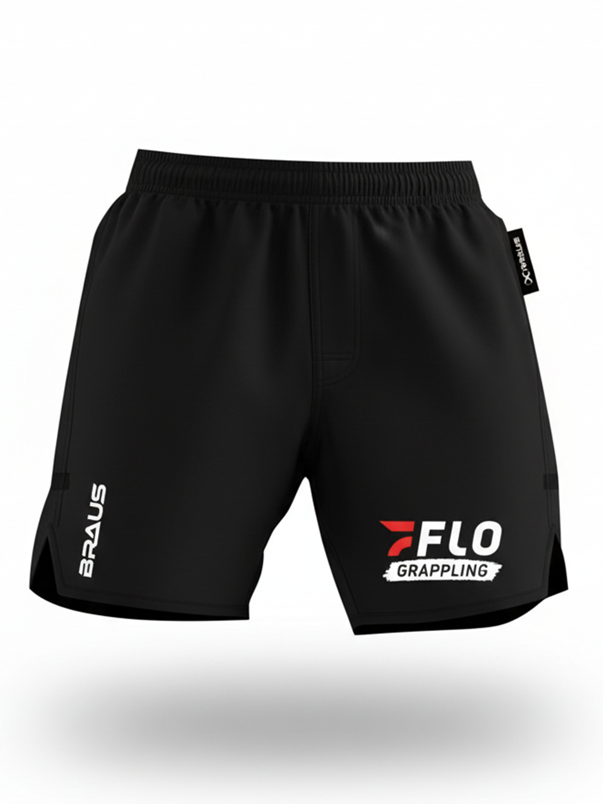 FloGrappling Black Fight Shorts